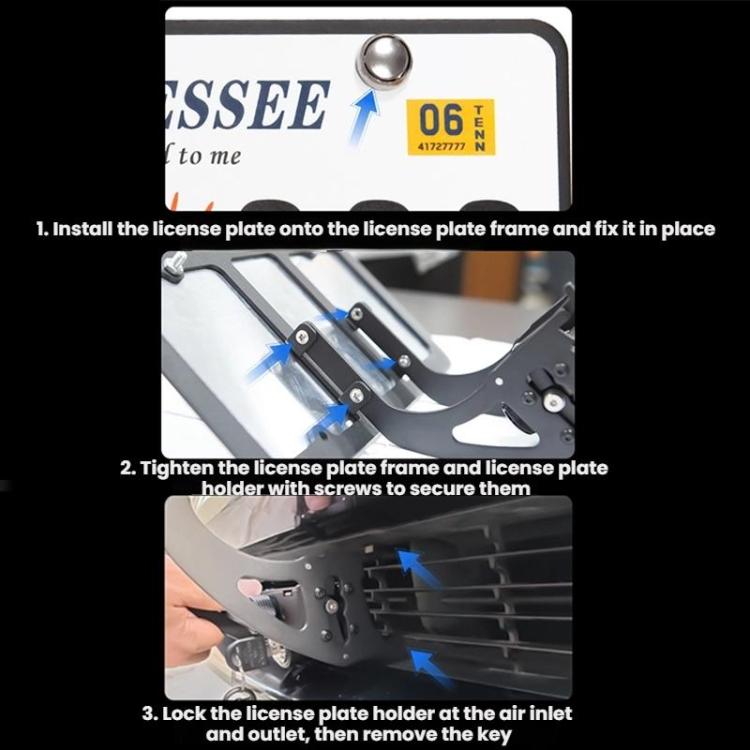 For Tesla Model 3/Y US Standard License Plate Frame