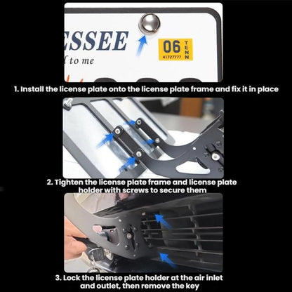 For Tesla Model 3/Y US Standard License Plate Frame