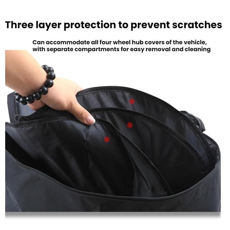 For Tesla Model 3/Y Trunk Storage Hub Cap Organizer