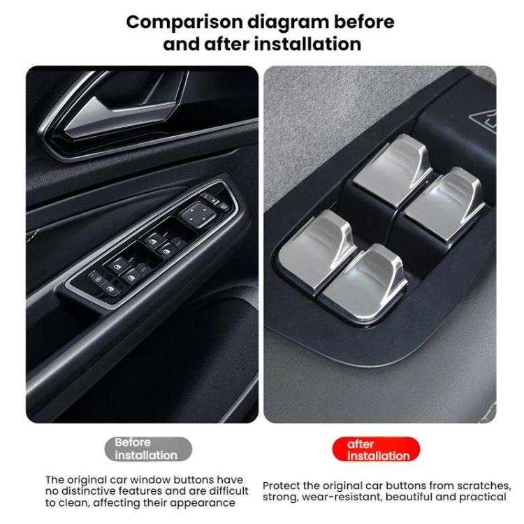 For Tesla Model Y Juniper Window Lift Button Sticker