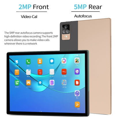 BDF P70 10.1 inch 4G Tablet PC, 8GB+128GB, Android 12