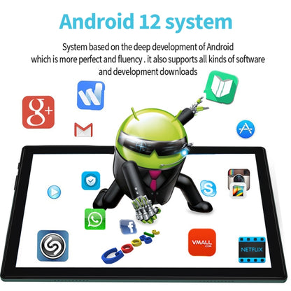 BDF P70 10.1 inch 4G Tablet PC, 8GB+128GB, Android 12