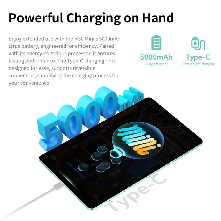 Teclast M50 Mini Tablet PC 8.7 inch 4GB+128GB Android 15
