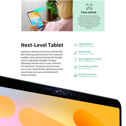 Teclast M50 Mini Tablet PC 8.7 inch 4GB+128GB Android 15