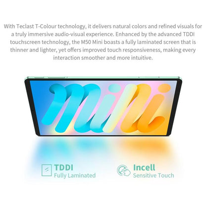Teclast M50 Mini Tablet PC 8.7 inch 4GB+128GB Android 15