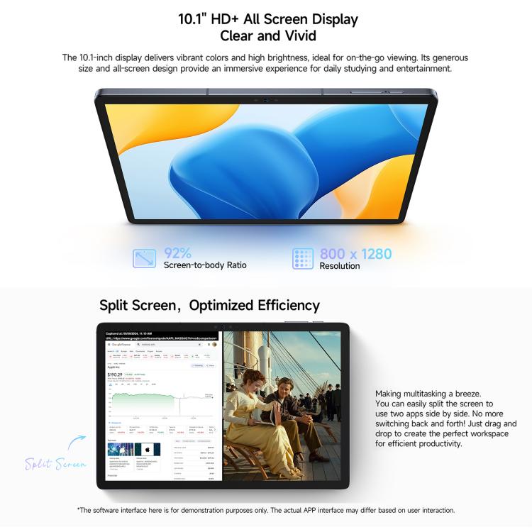 Ulefone Tab A10 Pro 11 inch Tablet 6GB+128GB Android 14