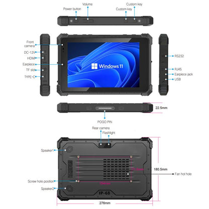 CENAVA W10Y Rugged Tablet, 10.1 inch 8GB+128GB Windows11