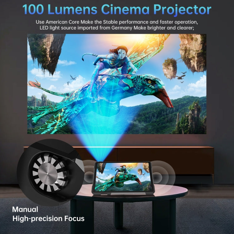 Unihertz 8849 Tank Pad Rugged Tablet PC & Projector, 16GB+512GB, 10.95 inch Android 14 Dimensity 8200 Octa Core 5G Network, EU Plug, Tank Pad 5G Network - NMNYSX