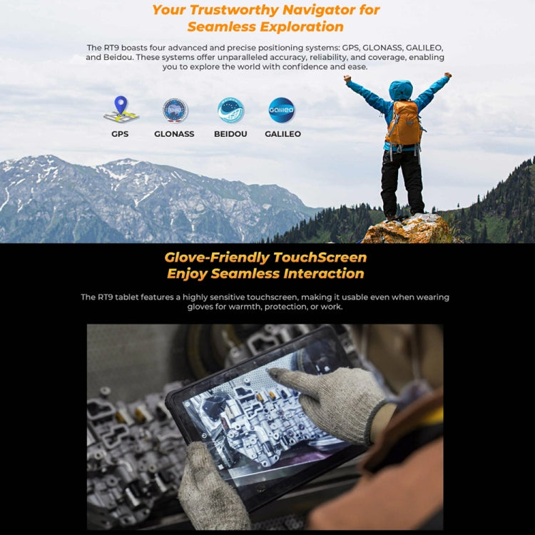 OUKITEL RT9 4G Network Rugged Tablet