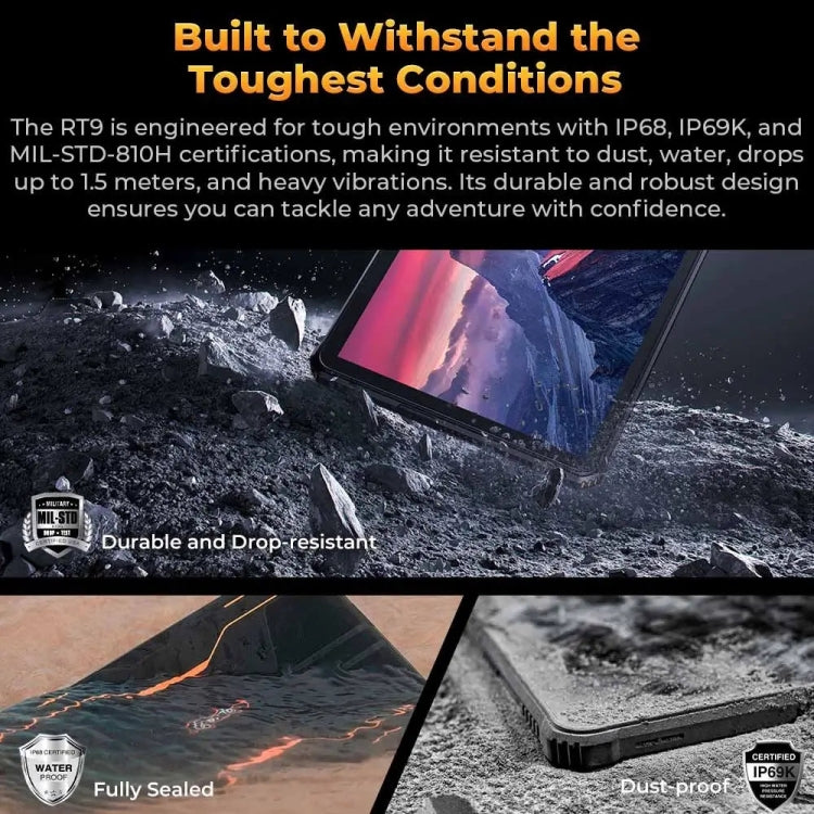 OUKITEL RT9 4G Network Rugged Tablet